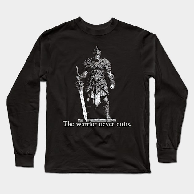 Warrior Long Sleeve T-Shirt by OddlyNoir